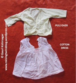 Baby Clothes: Pull over and cotton dress